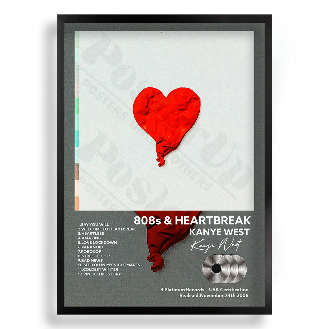 808 & HeartBreak Kanye West | PosterUp PosterUp