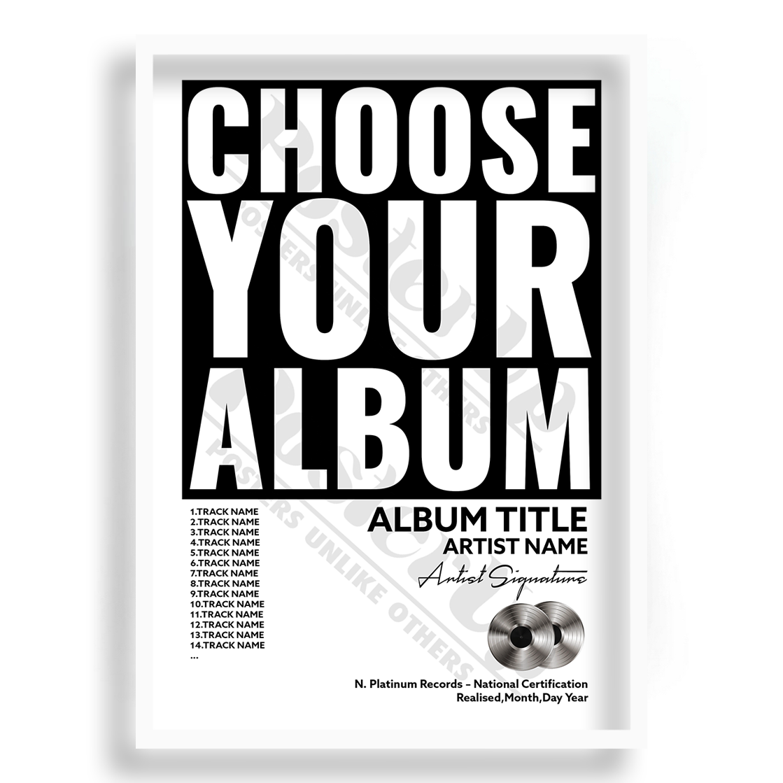 Choose your album | PosterUp