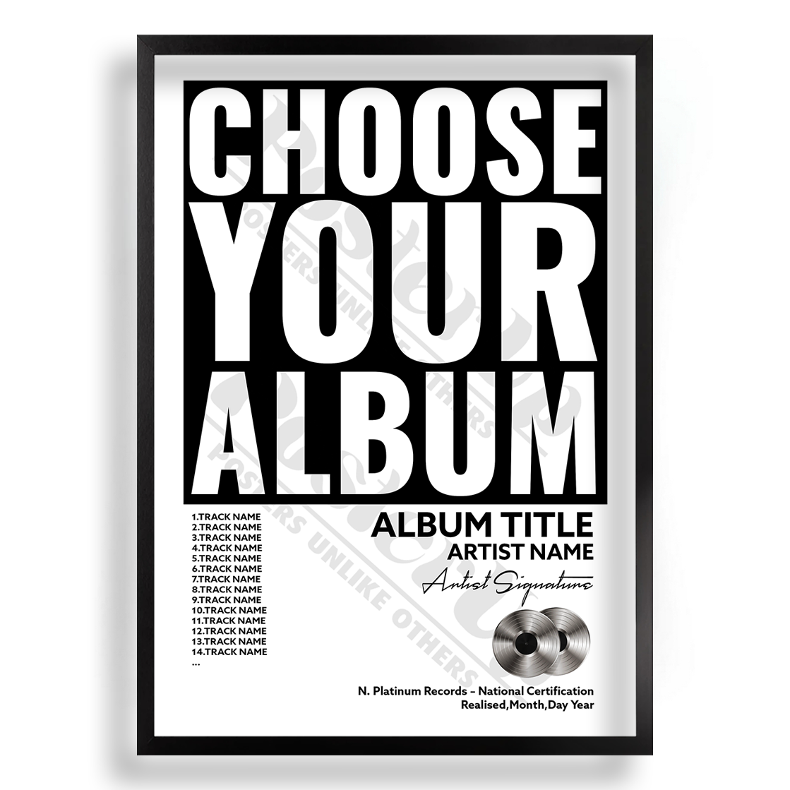 Choose your album | PosterUp
