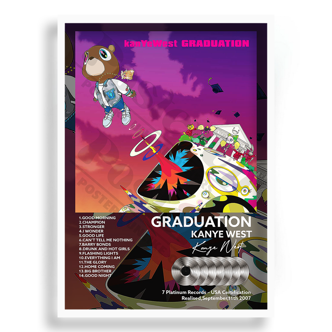Graduation Kanye West | PosterUp PosterUp