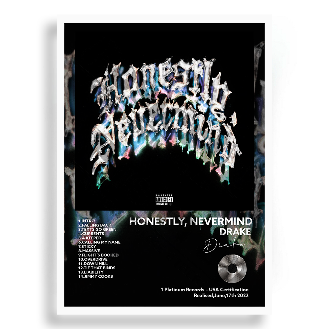 Honestly, Nevermind Drake | PosterUp PosterUp