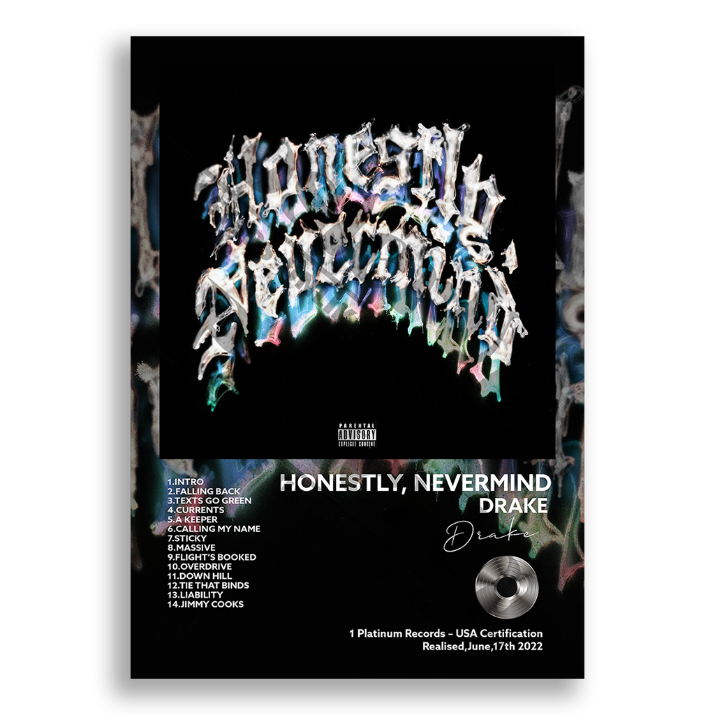 Honestly, Nevermind Drake | PosterUp PosterUp