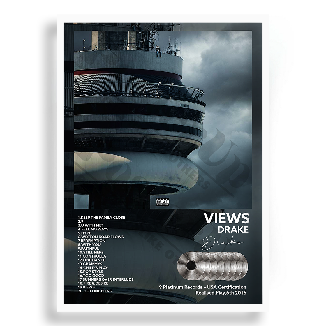 Views Drake | PosterUp PosterUp