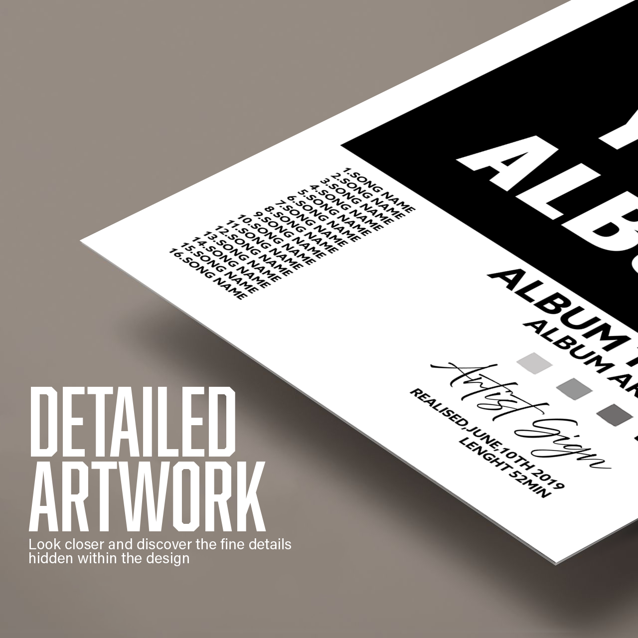 Your Album Poster | PosterUp PosterUp