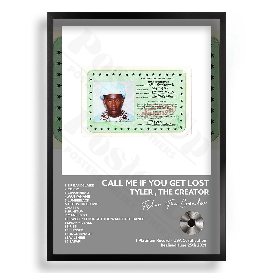 Call Me If You Get Lost Tyler, The Crator | PosterUp PosterUp