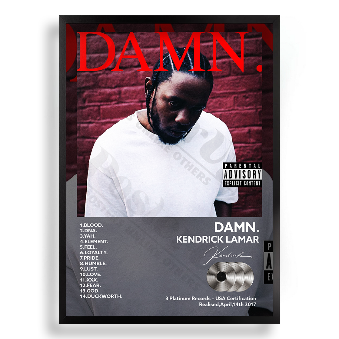 DAMN. Kendrick Lamar | PosterUp PosterUp
