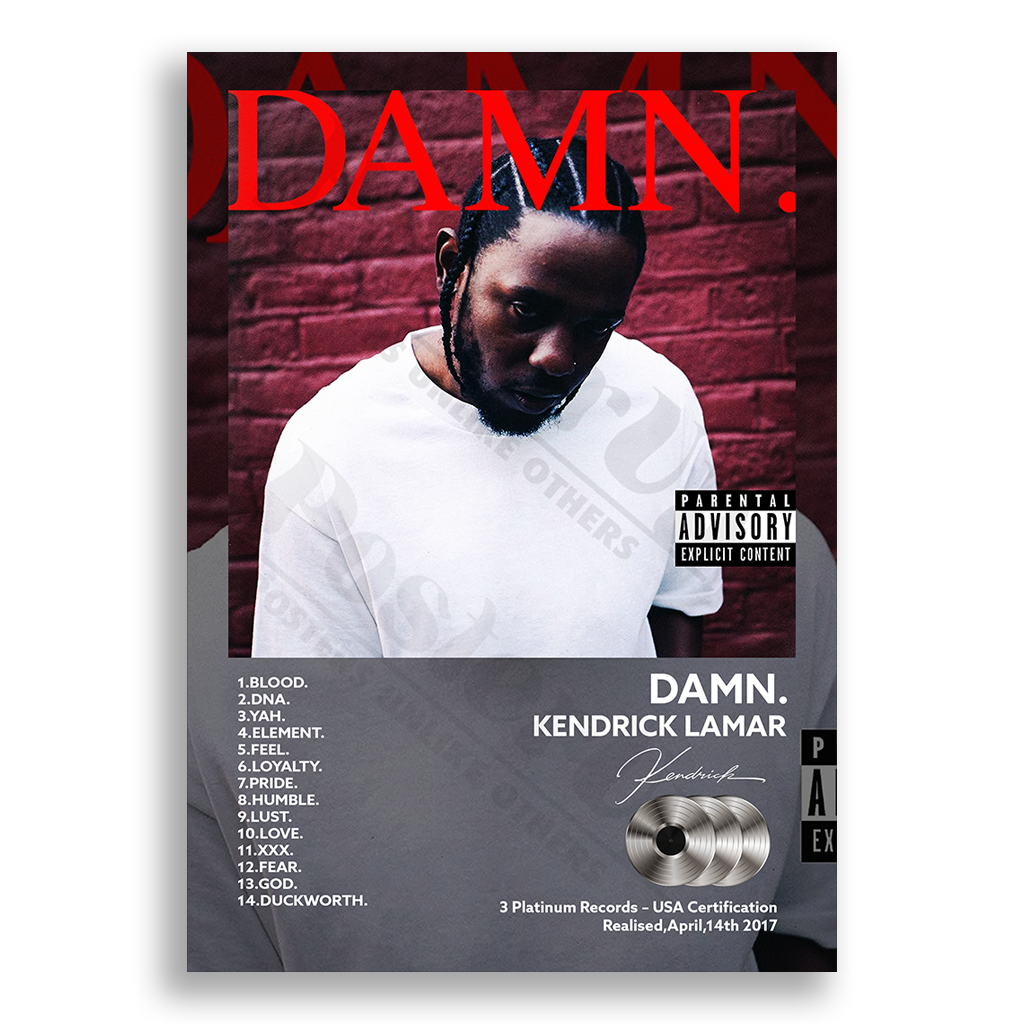 DAMN. Kendrick Lamar | PosterUp PosterUp