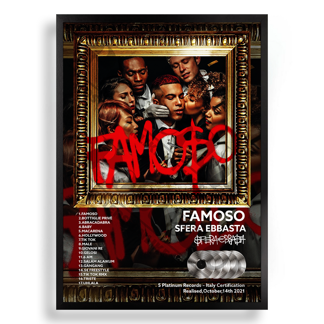 Famoso Sfera Ebbasta | PosterUp PosterUp