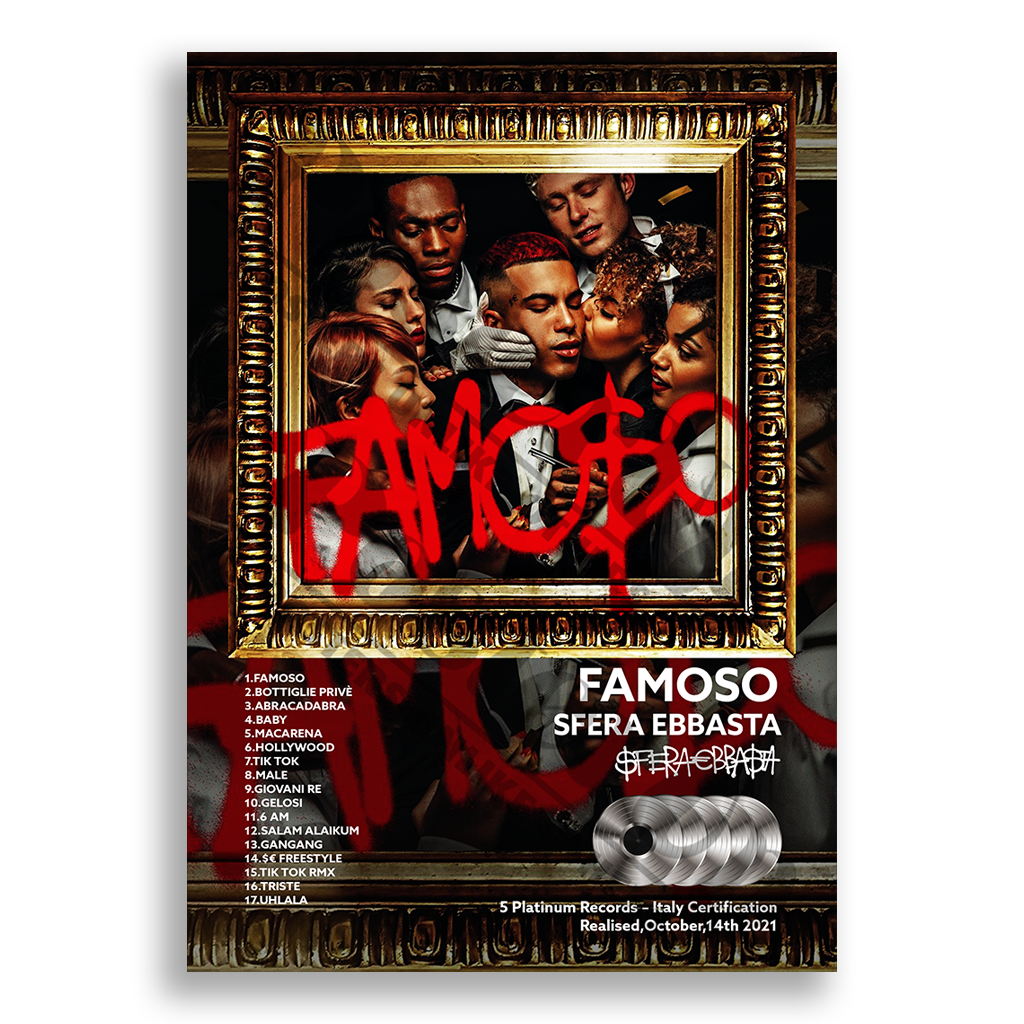 Famoso Sfera Ebbasta | PosterUp PosterUp