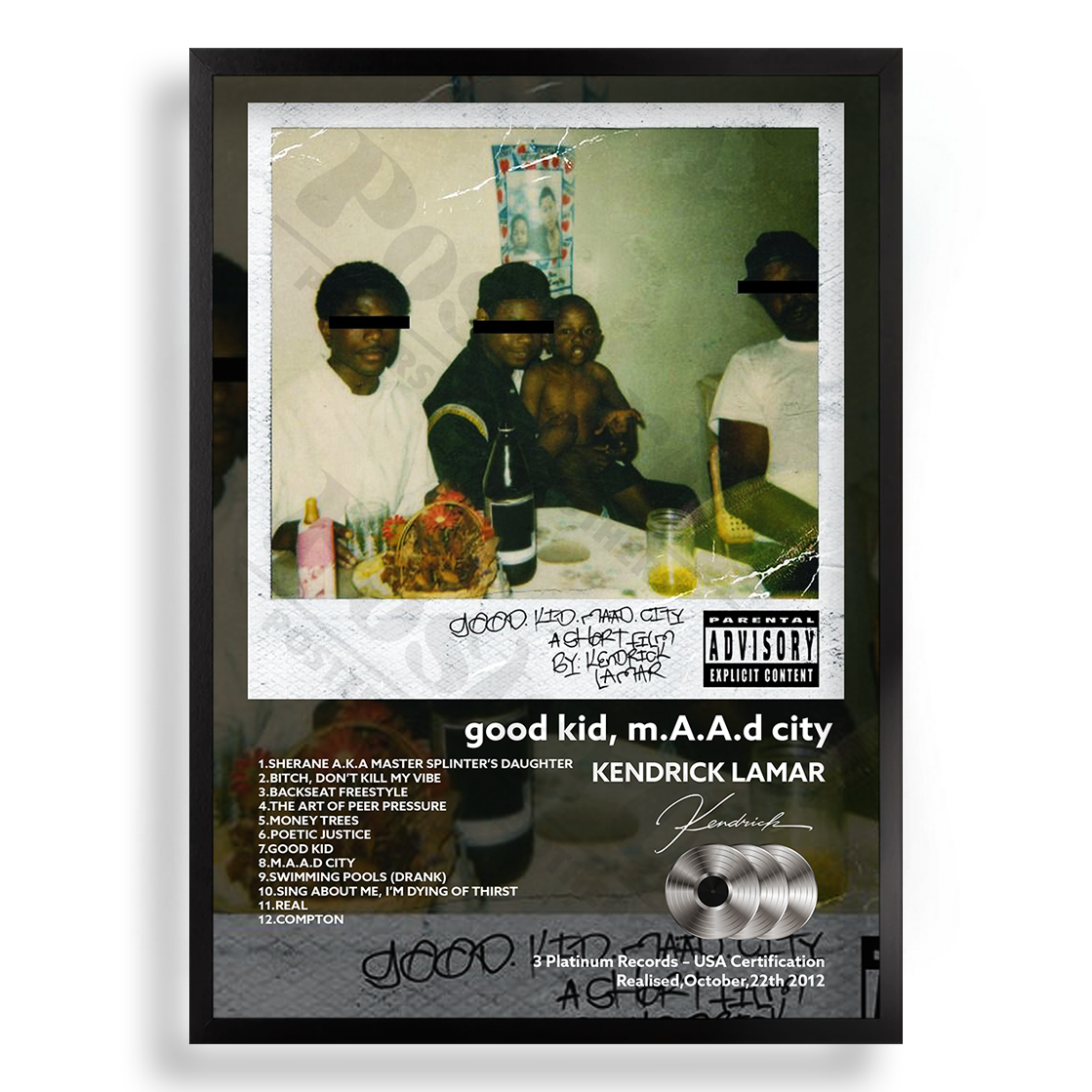 good kid, m.A.A.d city Kendrick Lamar | PosterUp PosterUp