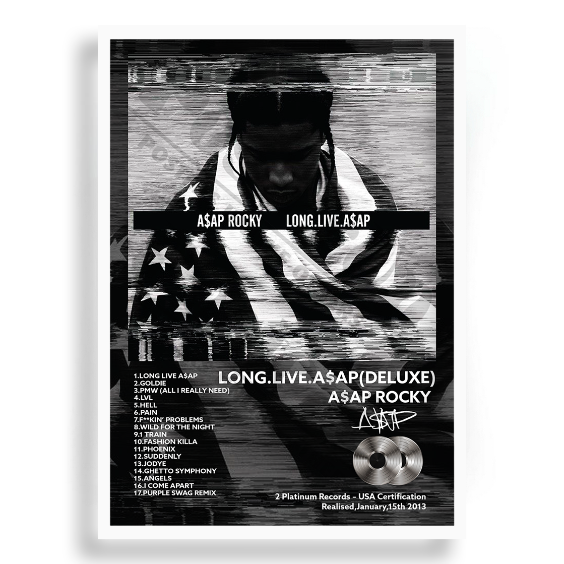 Long.Live.A$AP (Deluxe) A$AP Rocky | PosterUp PosterUp