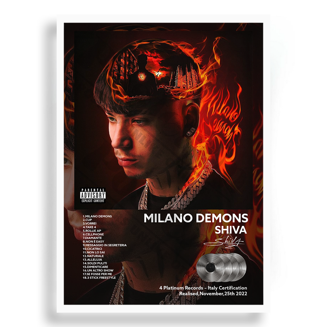 Milano Demons Shiva | PosterUp PosterUp