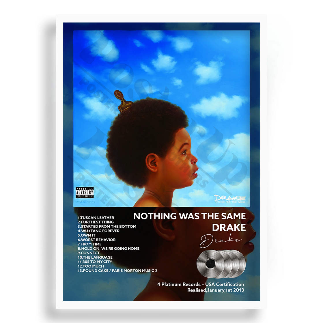 Nothing Was The Same Drake | PosterUp PosterUp