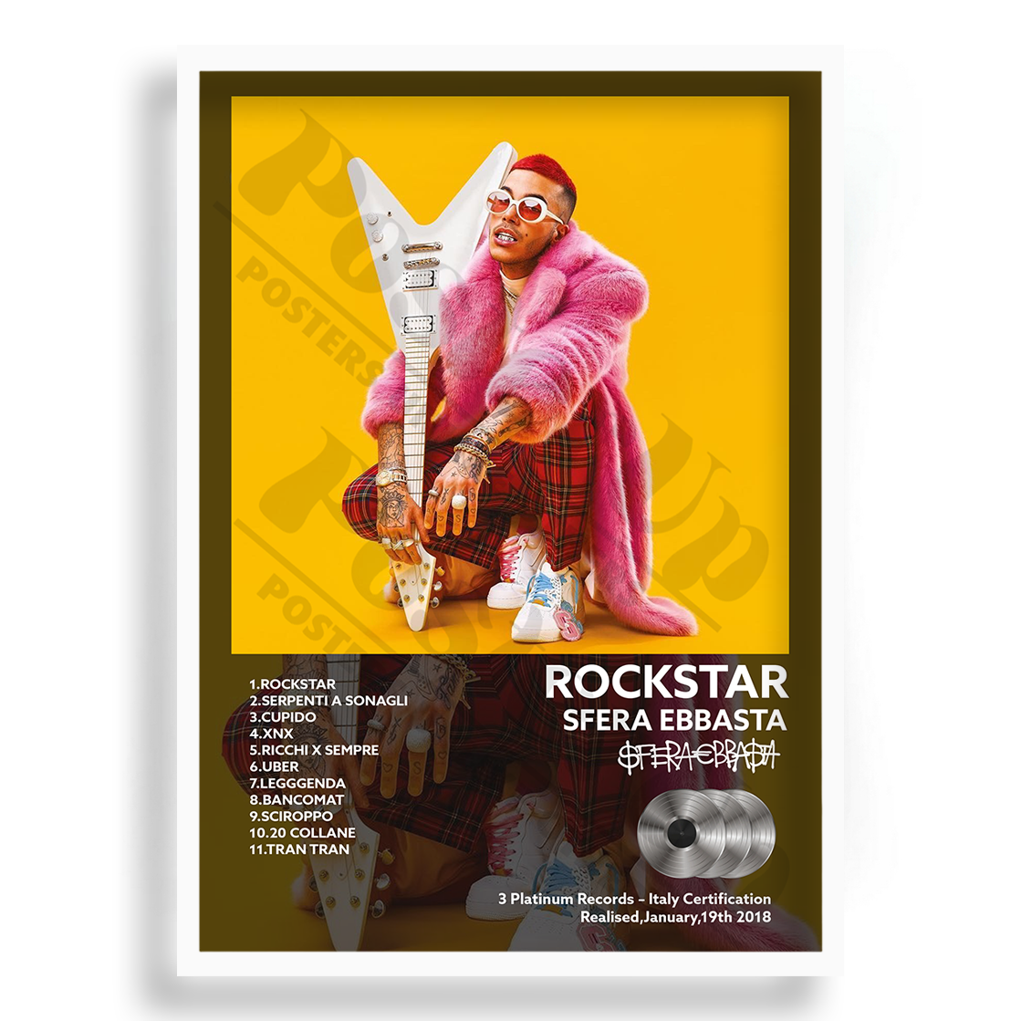 Rockstar Sfera Ebbasta | PosterUp PosterUp