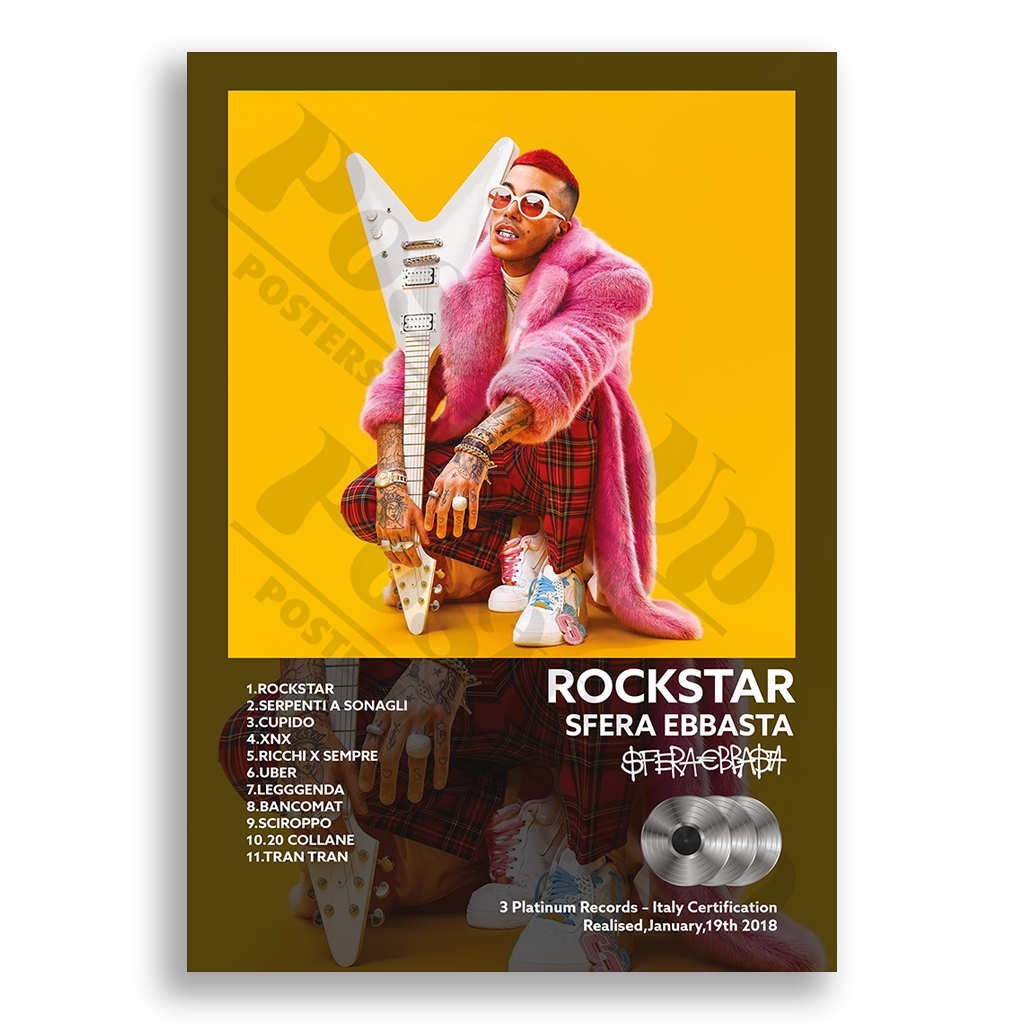 Rockstar Sfera Ebbasta | PosterUp PosterUp