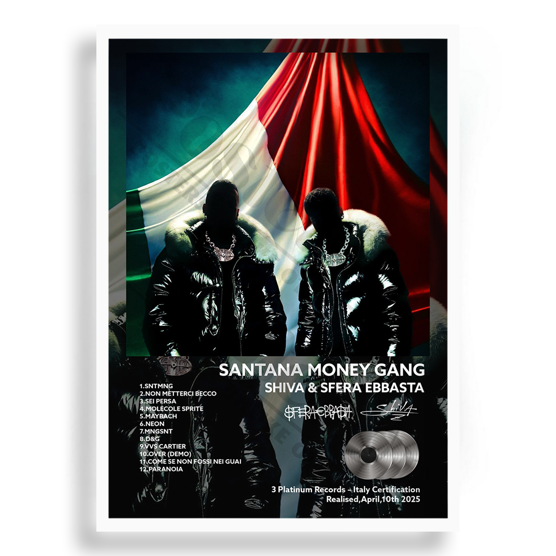 Santana Money Gang Shiva & Sfera Ebbasta | PosterUp PosterUp