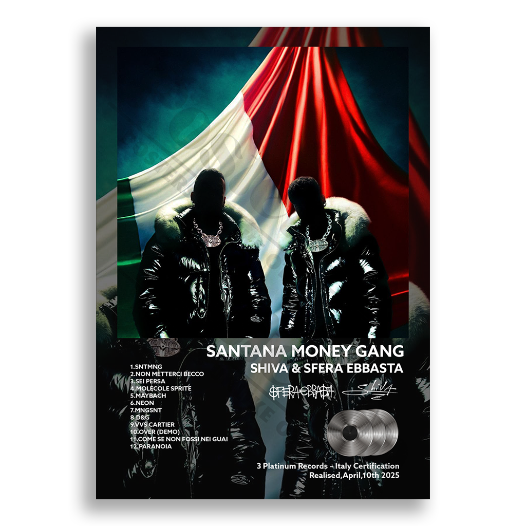 Santana Money Gang Shiva & Sfera Ebbasta | PosterUp PosterUp
