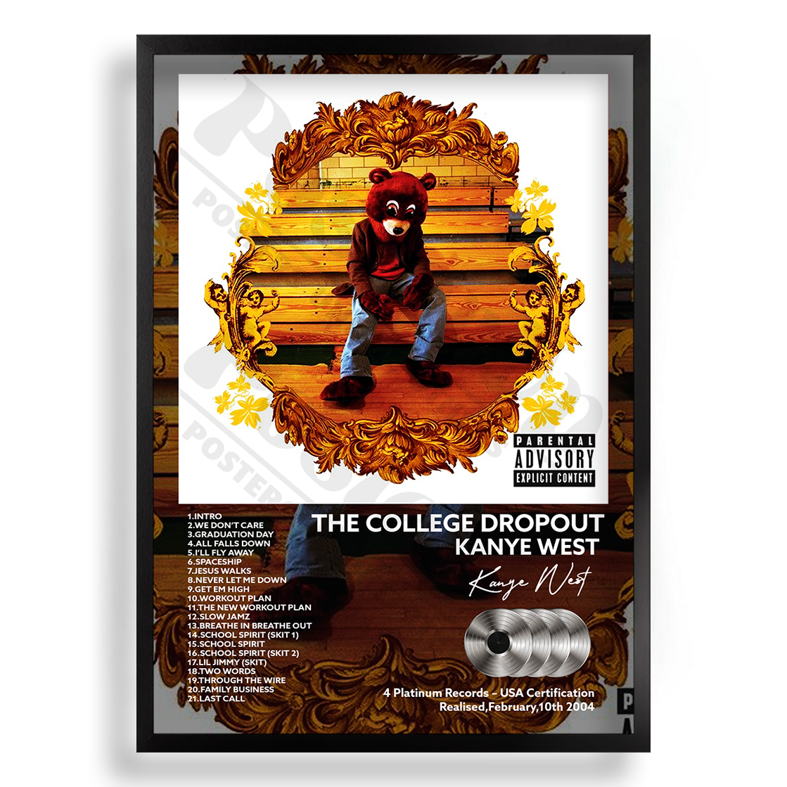 The College Dropout Kanye West | PosterUp PosterUp