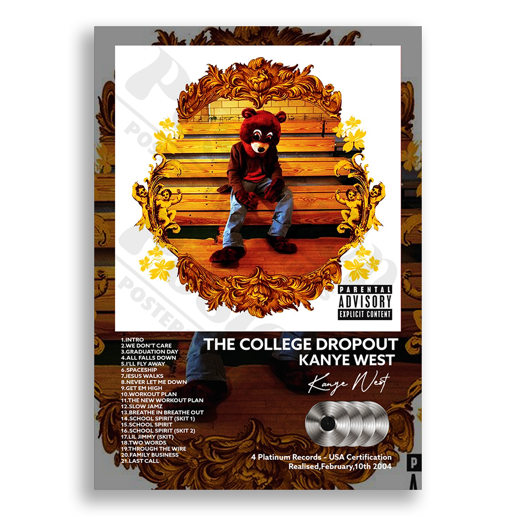 The College Dropout Kanye West | PosterUp PosterUp