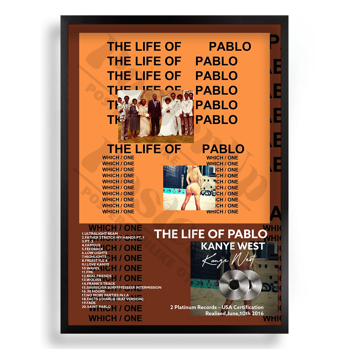 The Life Of Pablo Kanye West | PosterUp PosterUp