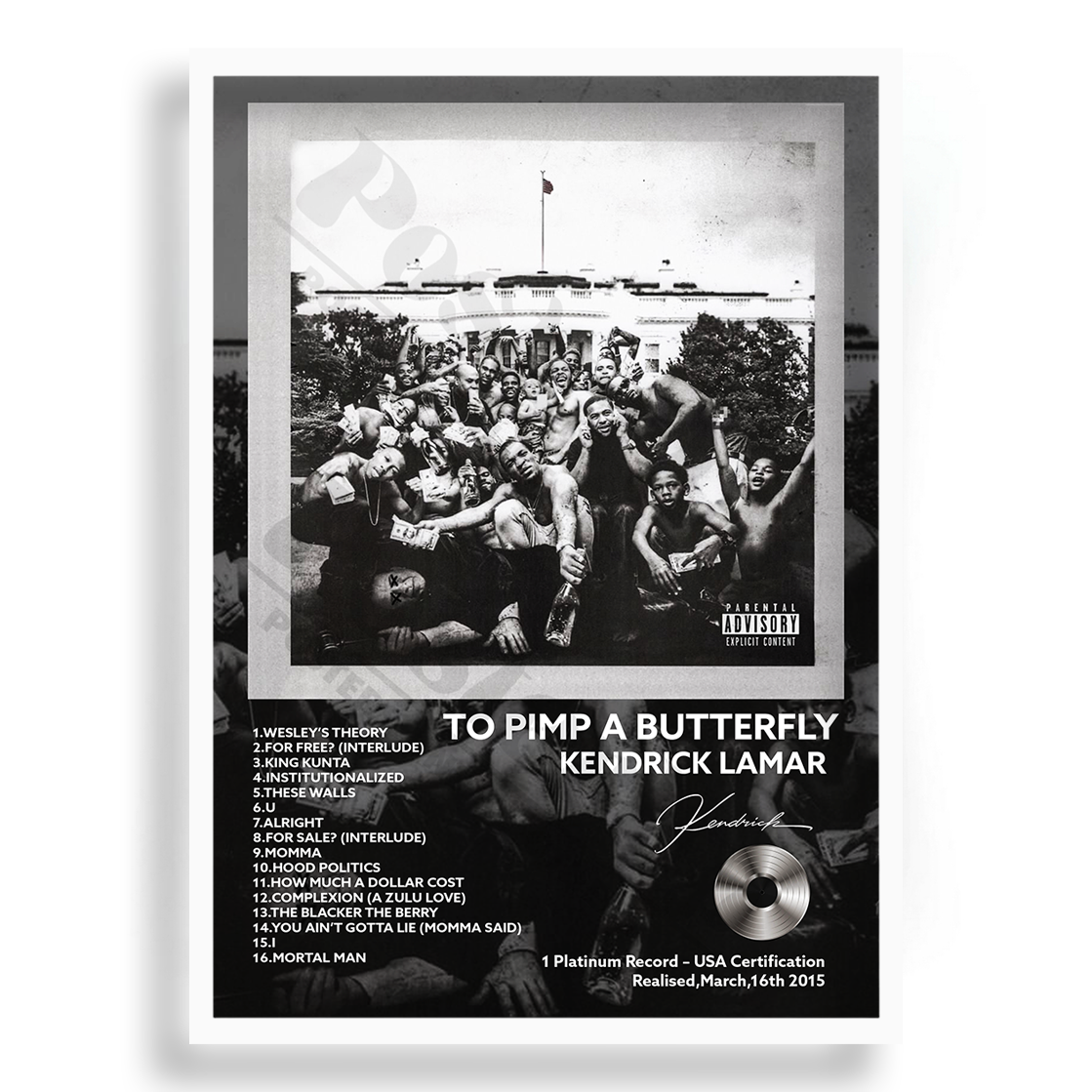 To Pimp A Butterfly Kendrick Lamar | PosterUp PosterUp