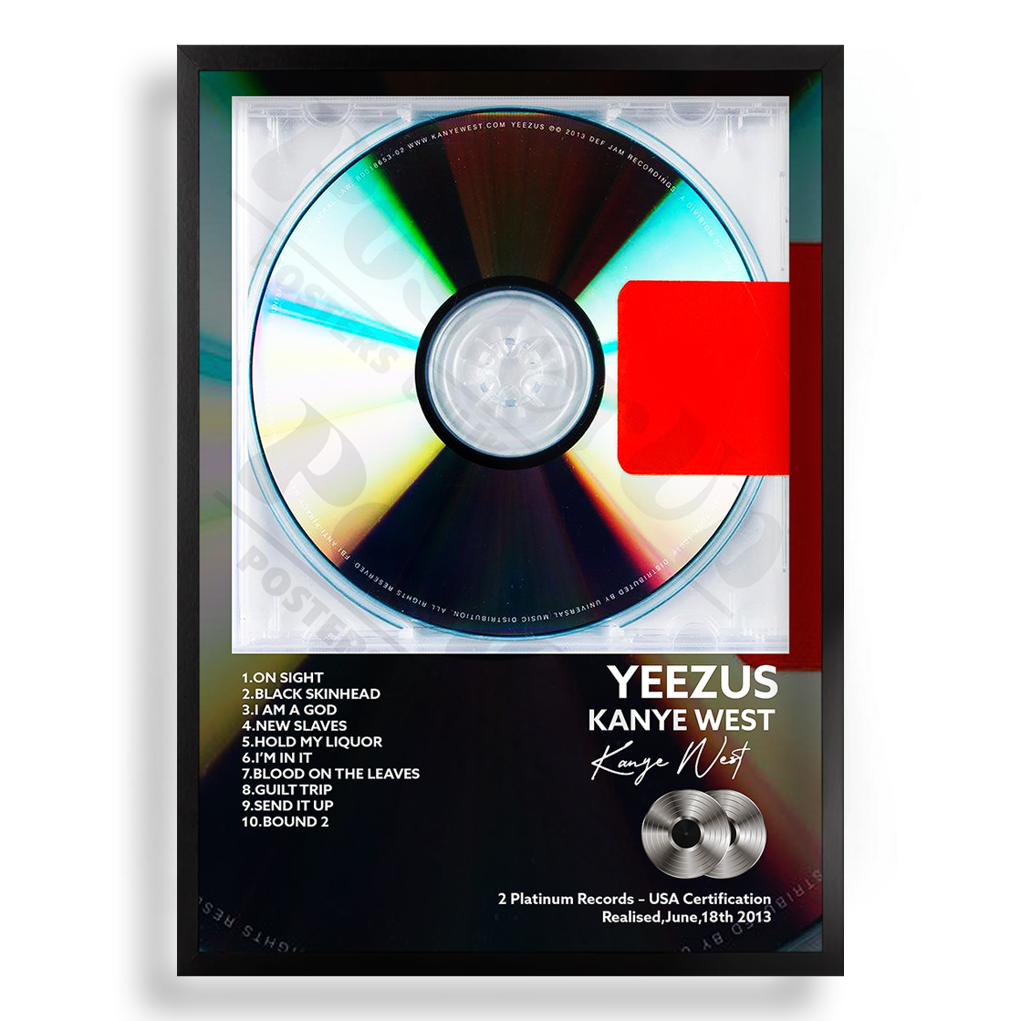 Yeezus Kanye West | PosterUp PosterUp